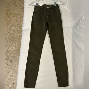 Grey green denim from Zara